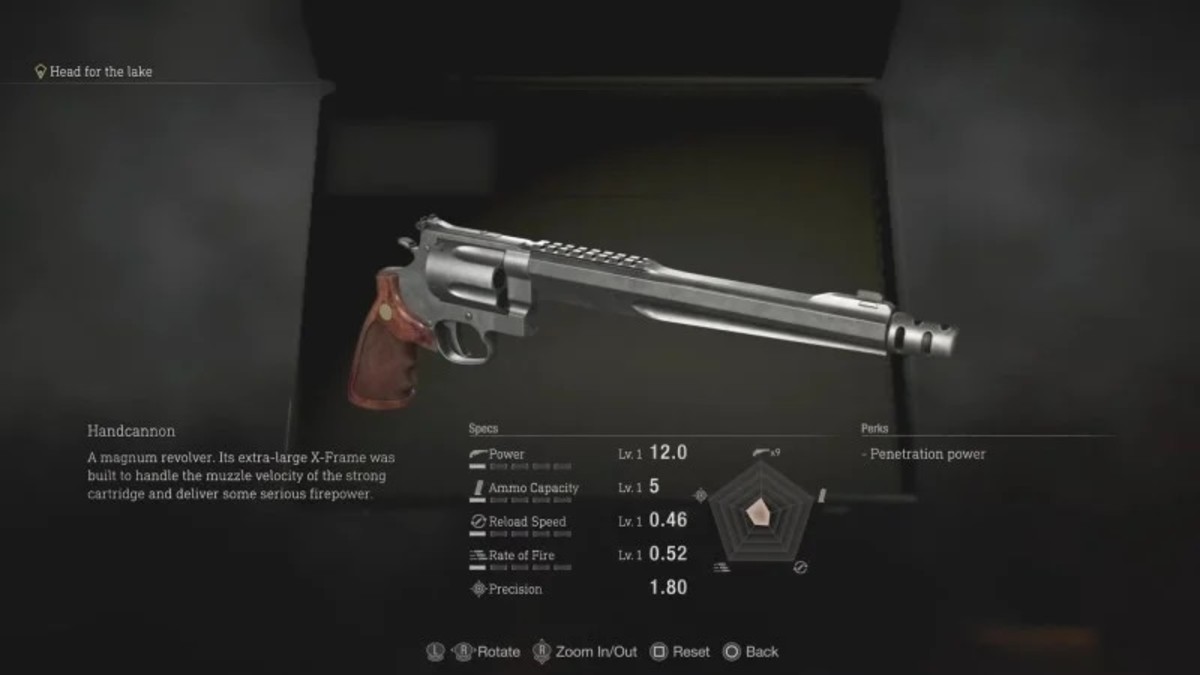 RE4 Remake Handcannon